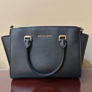 Michael Kors Selma Saffiano Leather Medium Satchel